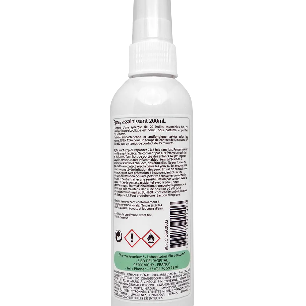 Sanitizing Spray 20 organic essential oils