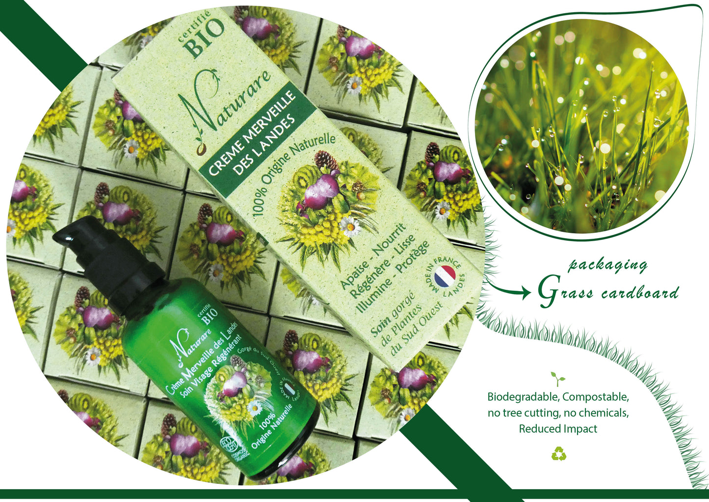 MERVEILLE DES LANDES BIO - Regenerating skin care Anti-ageing, moisturizing cream