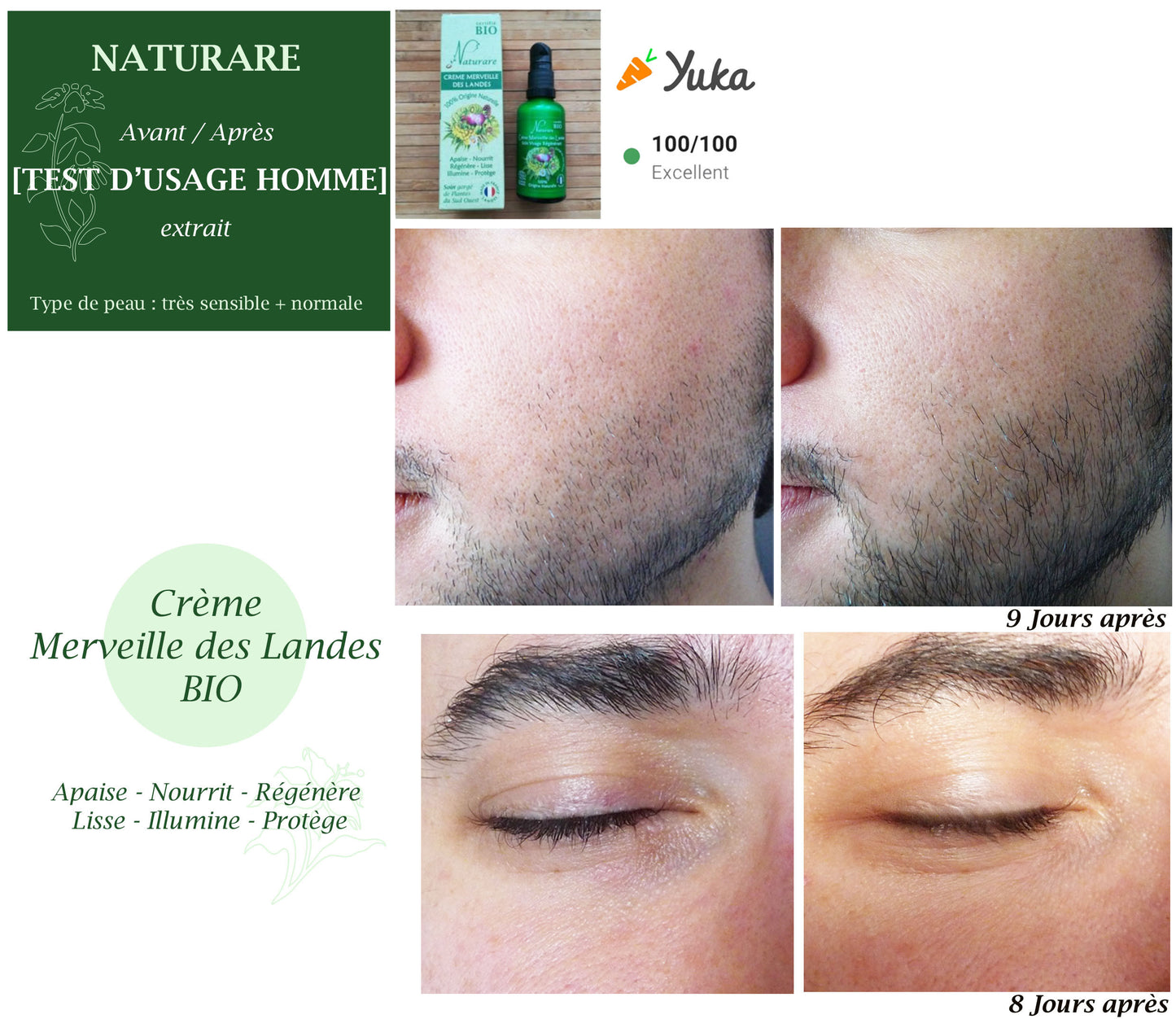 MERVEILLE DES LANDES BIO - Regenerating skin care Anti-ageing, moisturizing cream