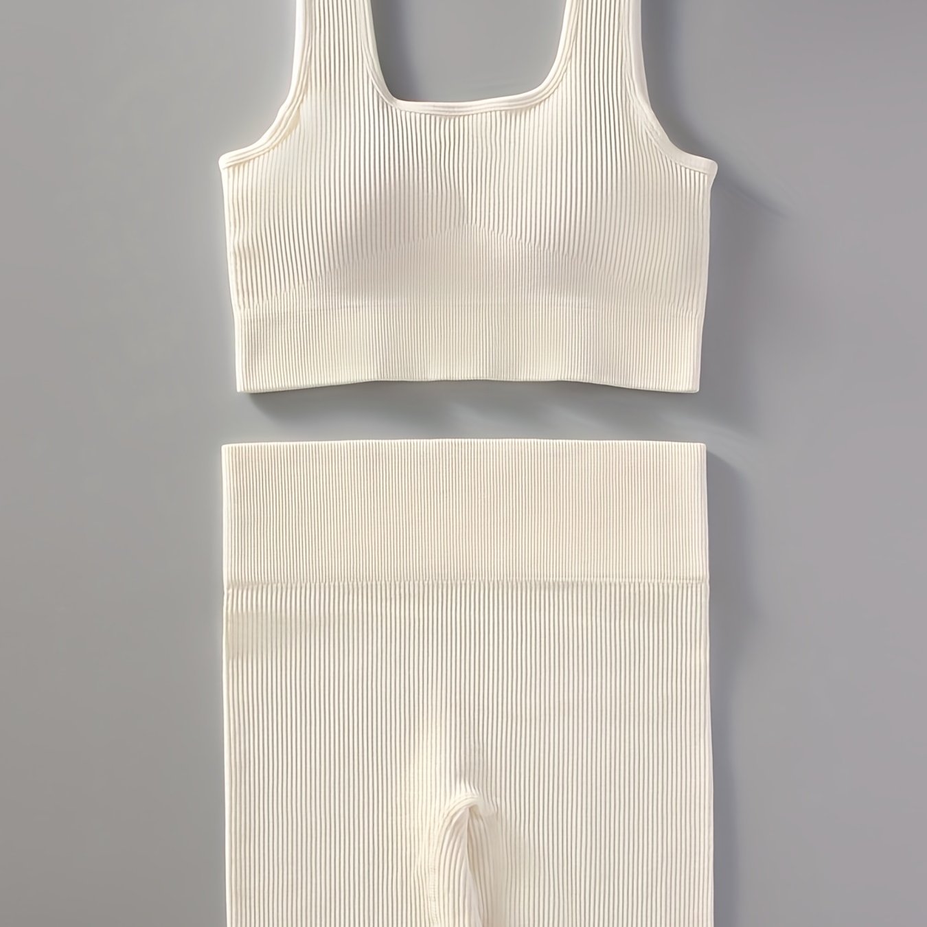 Seamless Yoga Set with Sports Bra