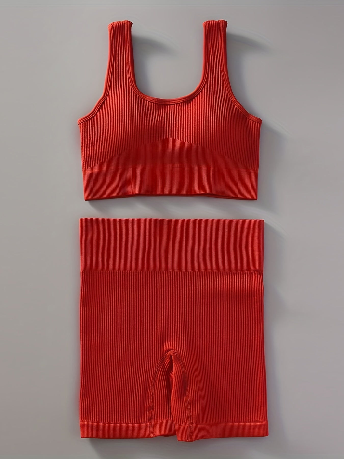 Seamless Yoga Set with Sports Bra