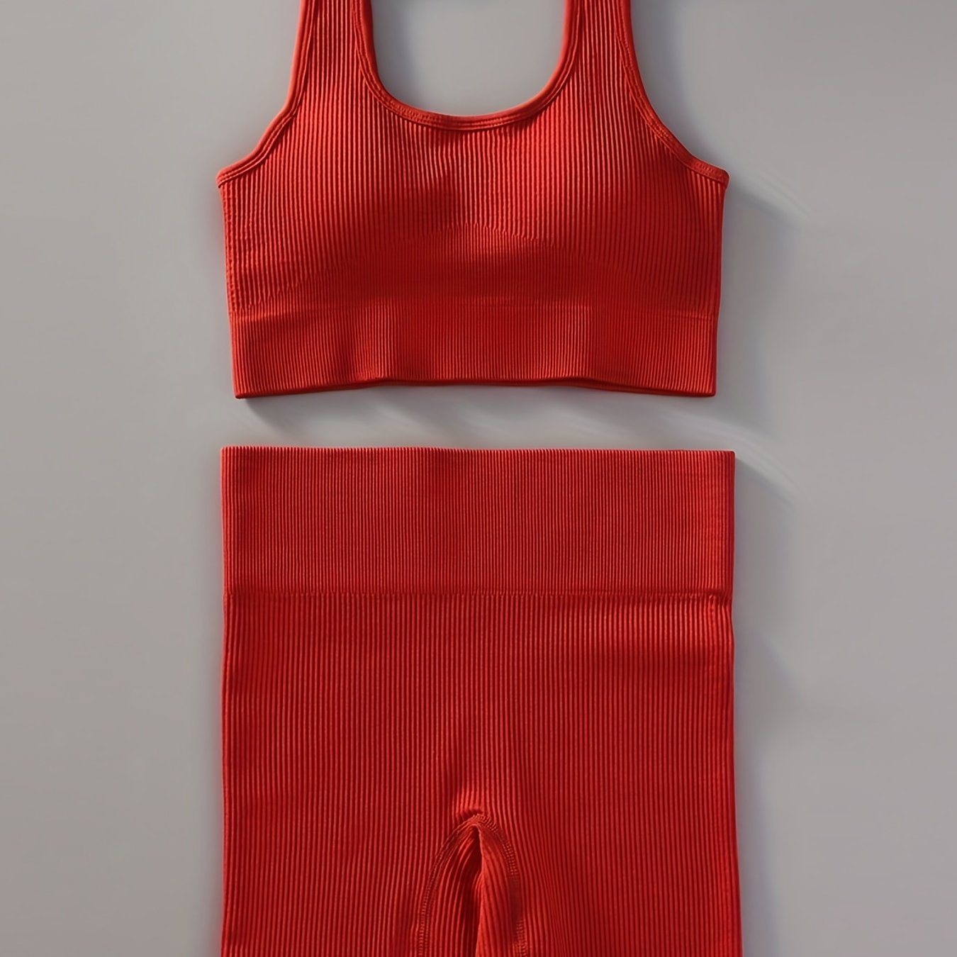 Seamless Yoga Set with Sports Bra