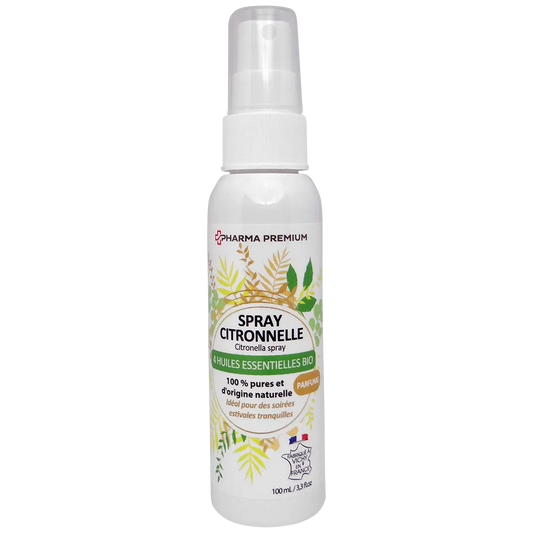 Spray Citronnelle 4 huiles essentielles Certifiées Bio