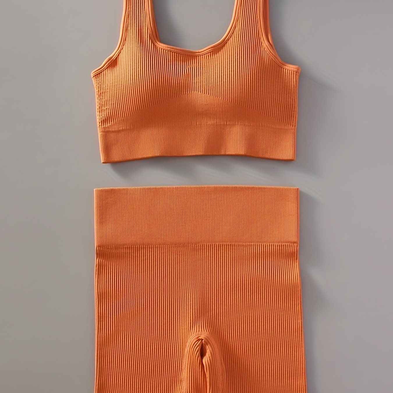 Seamless Yoga Set with Sports Bra