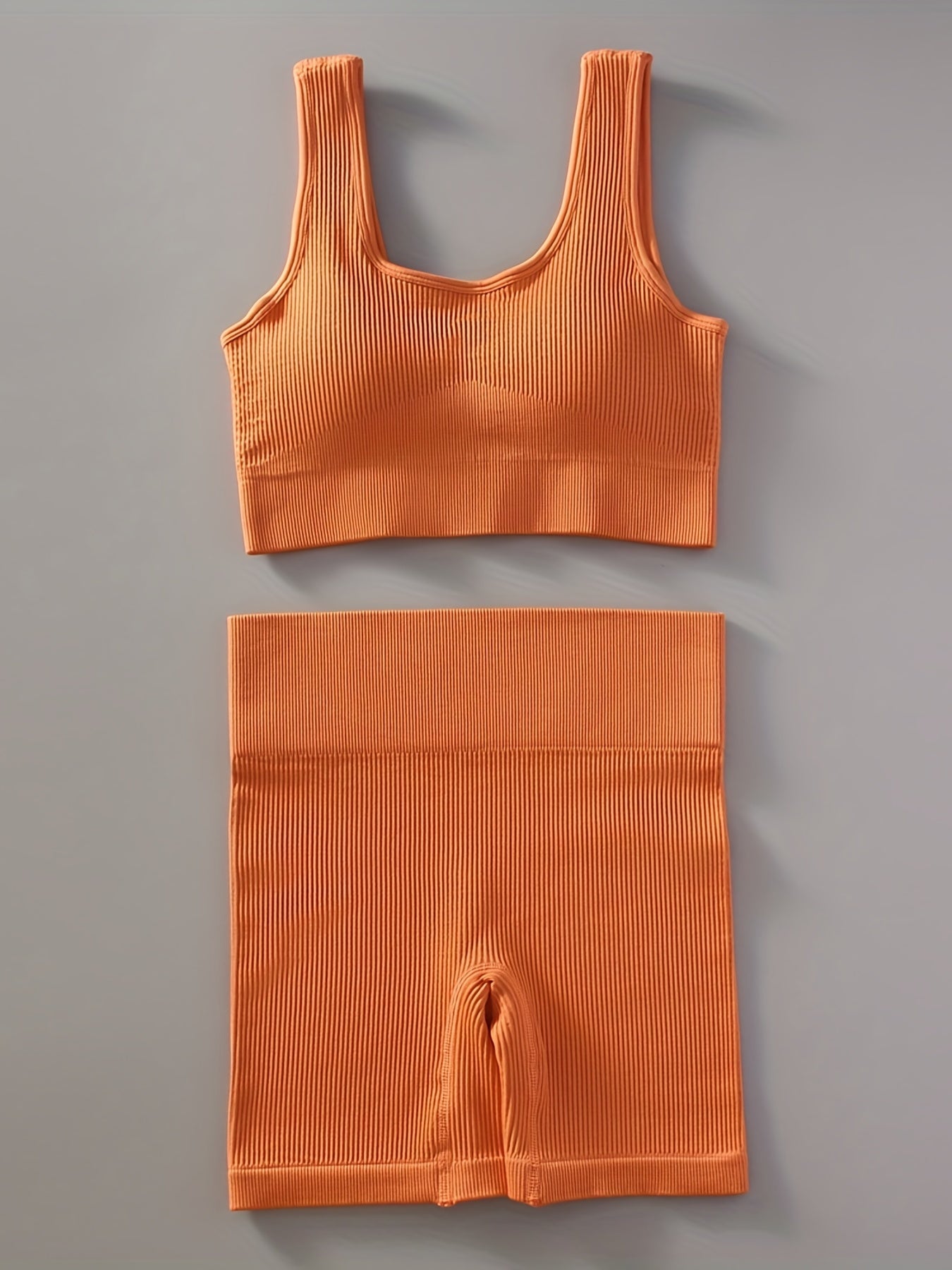 Seamless Yoga Set with Sports Bra